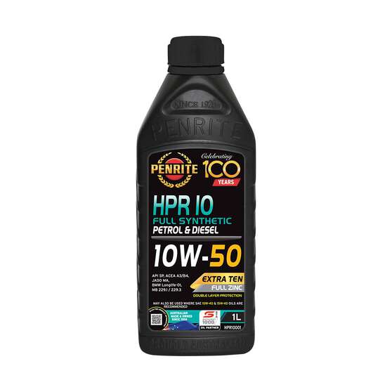 Penrite HPR 10 Engine Oil - 10W-50, 1 Litre, , scaau_hi-res