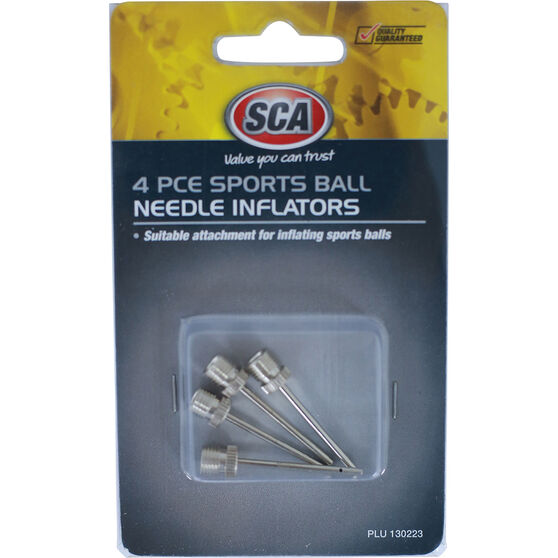 SCA Sports Ball Inflators Kit - 4 Piece, , scaau_hi-res