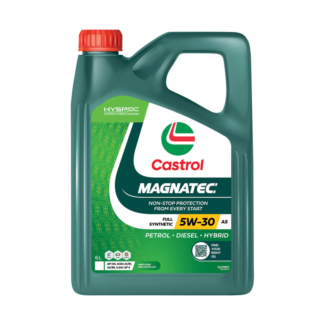 Castrol MAGNATEC Stop Start Engine Oil 5W 30 A5 6 Litre