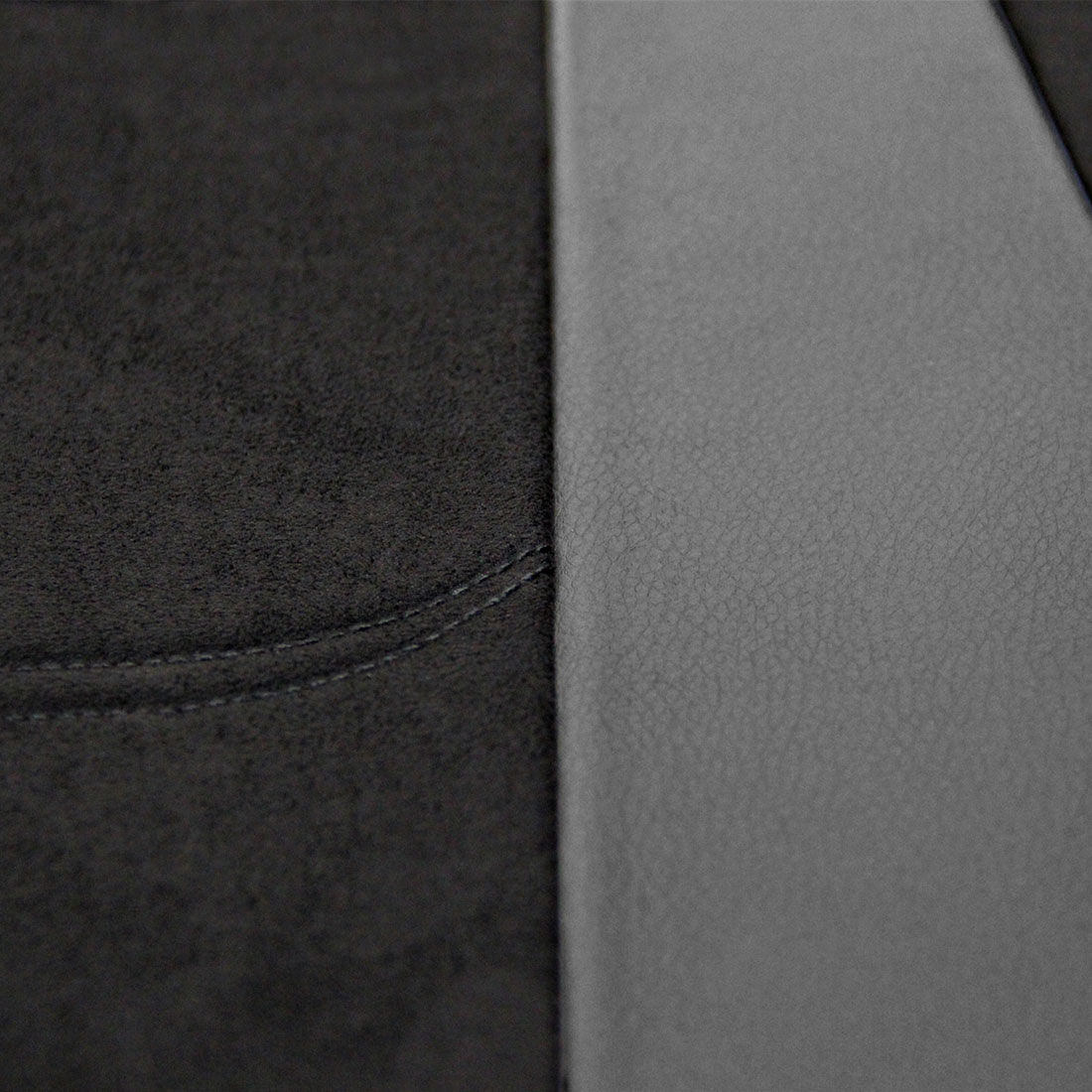 R.M.Williams Suede Velour Seat Covers Black Adjustable Headrests Size 30 Front Pair Airbag Compatible, , scaau_hi-res