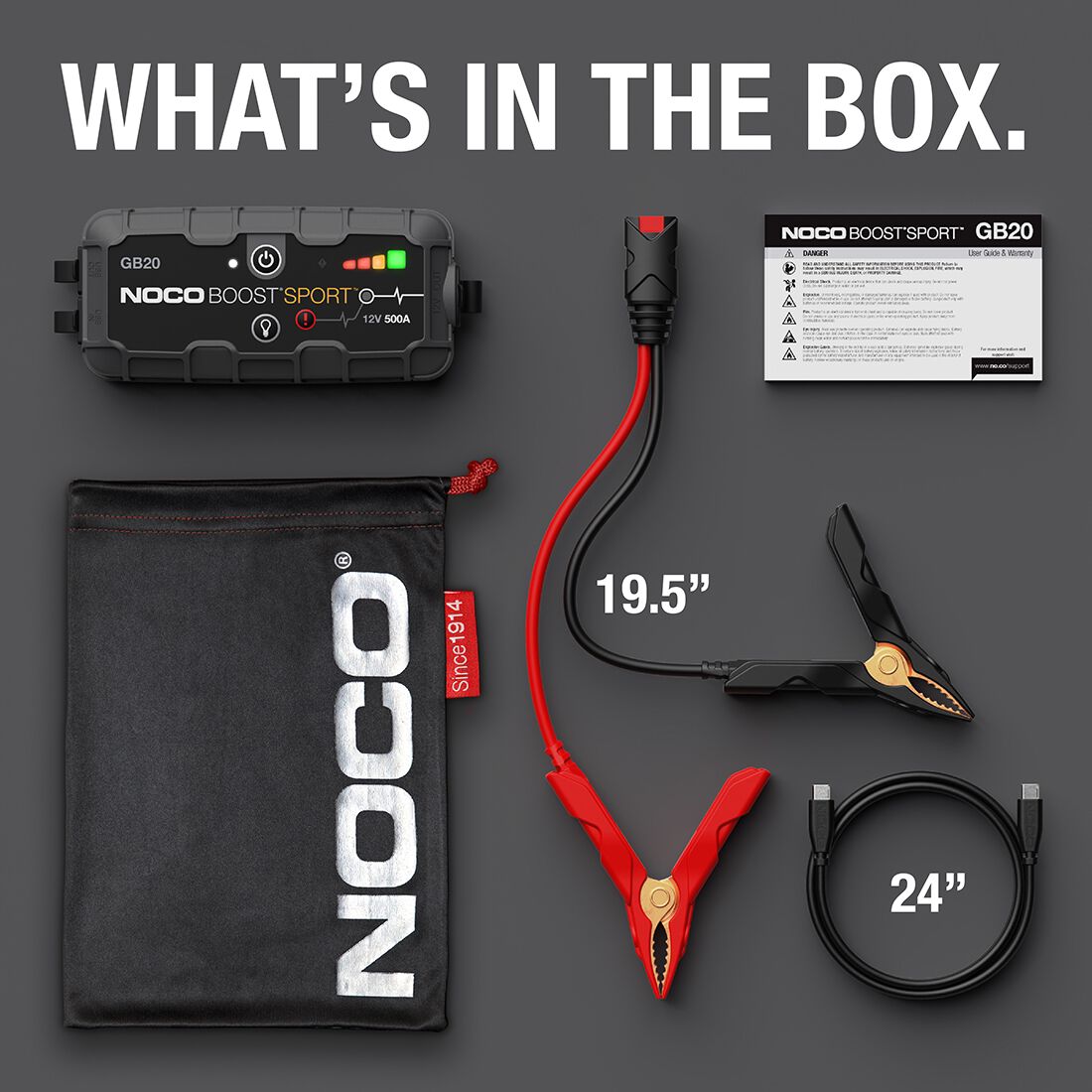 NOCO Genius UltraSafe Boost Sport 12V 500 Amp Jump Starter, , scaau_hi-res