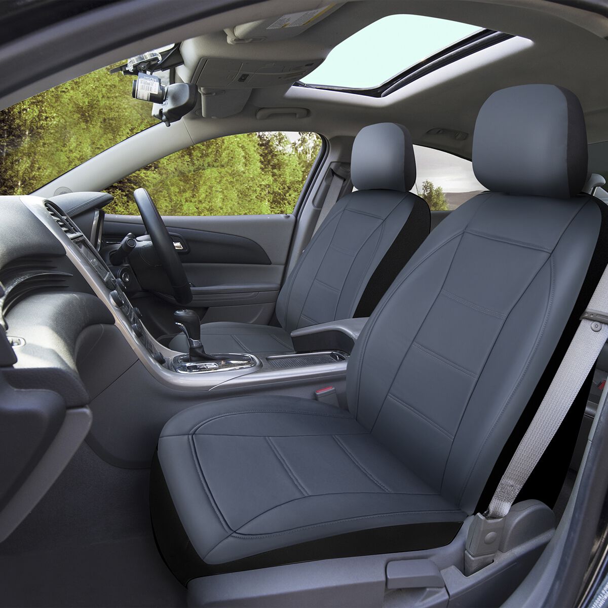 SCA Leather Look Navy Classic Seat Cover, , scaau_hi-res