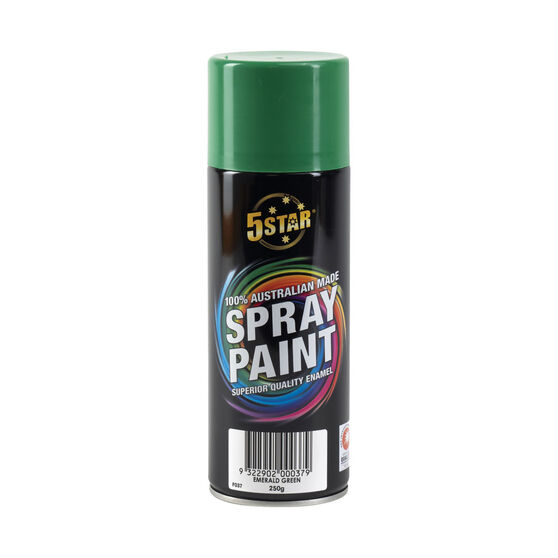 5 Star Enamel Spray Paint Emerald Green 250g, , scaau_hi-res