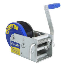 Atlantic Marine Winch 15:1/5:1/1:1 Webbing Strap Snap Hook 7.5m 1500kg, , scaau_hi-res