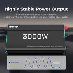 Renogy 3000W Pure Sine Wave Inverter With AC Transfer, , scaau_hi-res