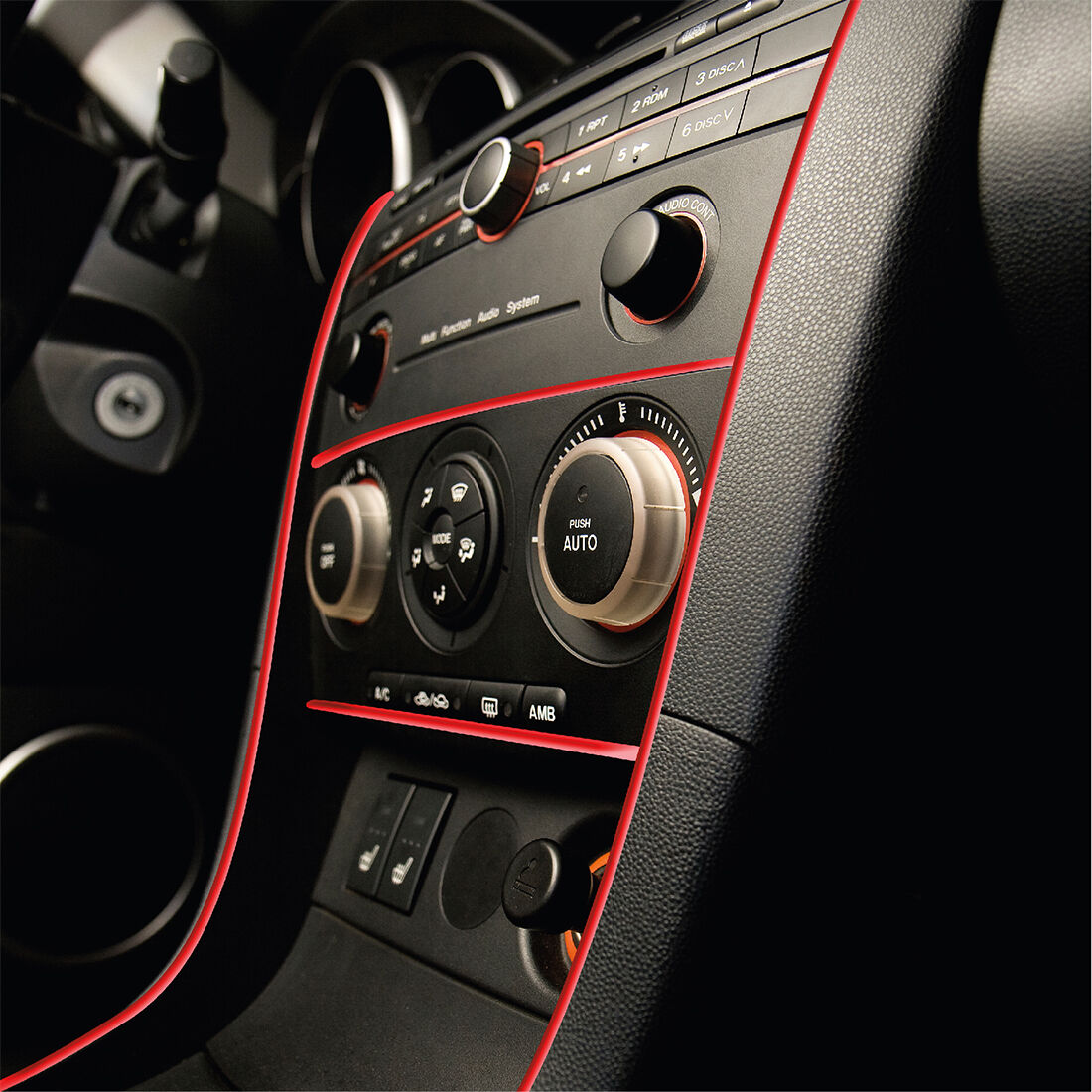 TypeS Interior Accent Strip Red 3.2m, , scaau_hi-res