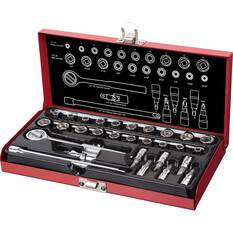 SCA Socket Set 1/4" Drive Metric/SAE 30 Piece, , scaau_hi-res