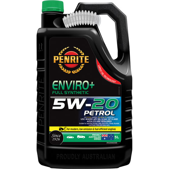 Penrite Enviro+ Engine Oil 5W20 5 Litre Supercheap Auto