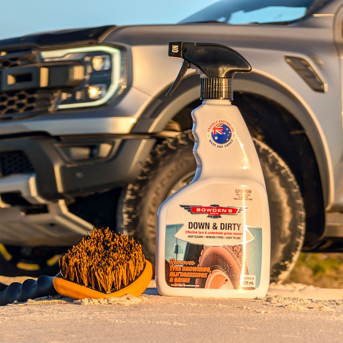 Bowden's Own Down & Dirty Wheel & Tyre Cleaner 770ml, , scaau_hi-res