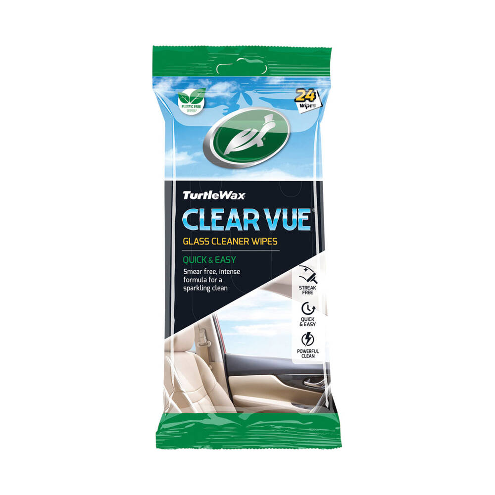 Turtle Wax Clear Vue Glass Wipes 24 Pack product image