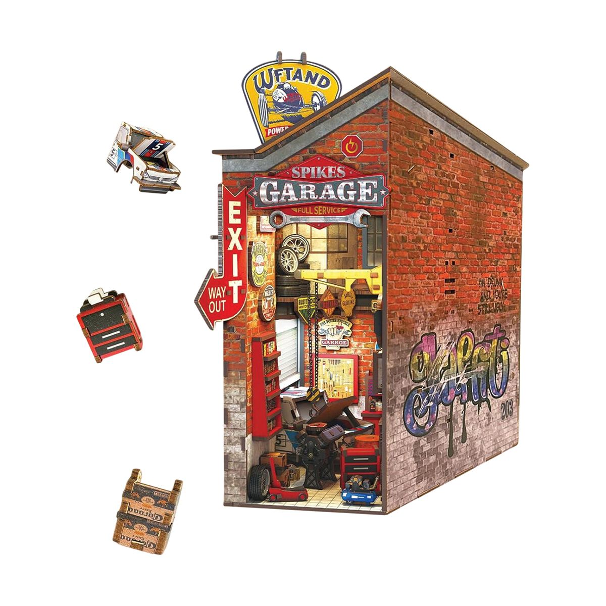 Garage Book Nook Puzzle Kit, , scaau_hi-res