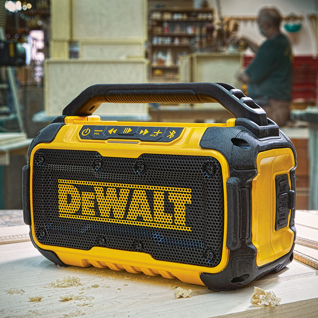 DeWALT XR 12V/18V Premium Bluetooth Speaker Skin, , scaau_hi-res