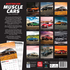 Australian Muscle Cars 2024 Calendar Square, , scaau_hi-res