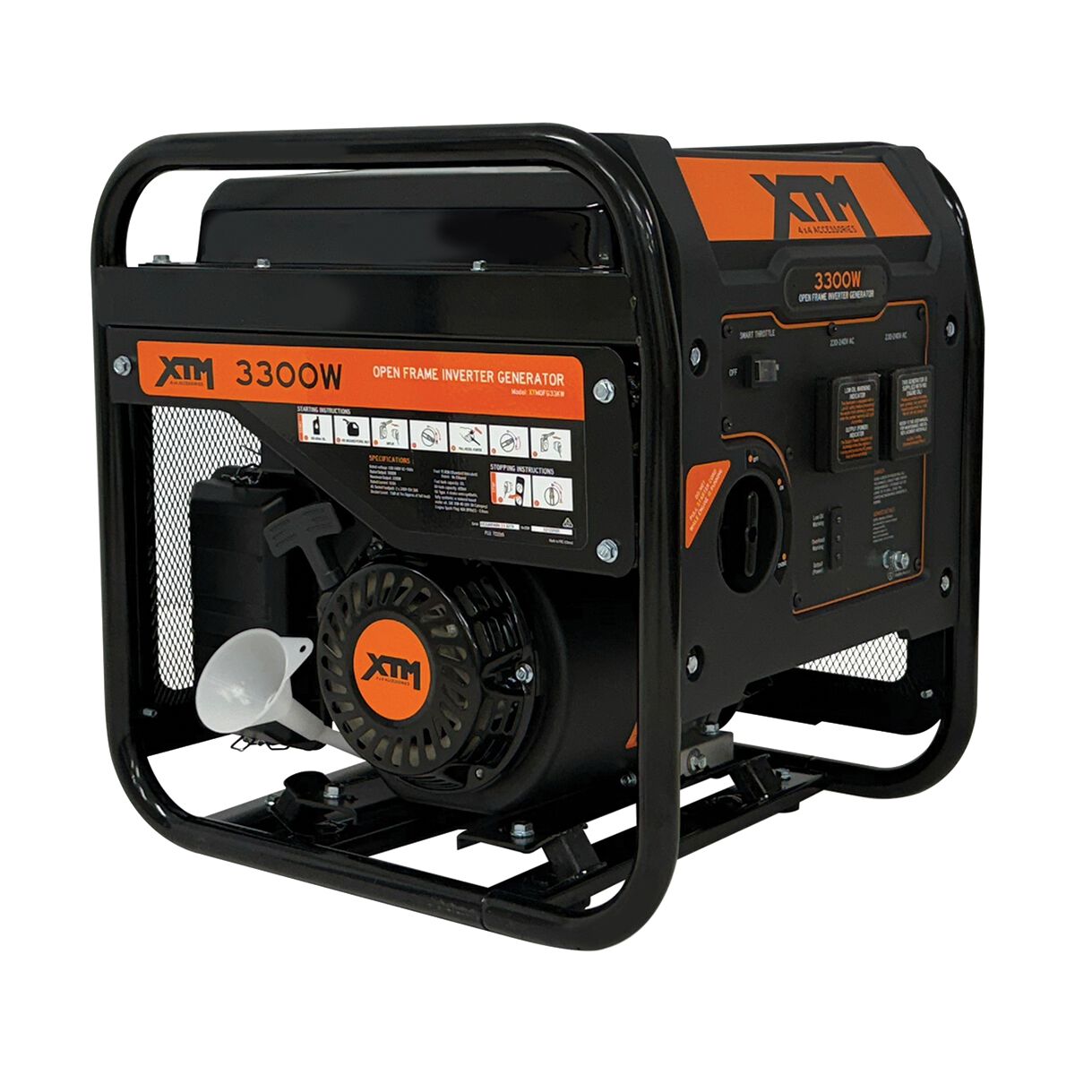 XTM 3300W Inverter Generator Open Frame, , scaau_hi-res