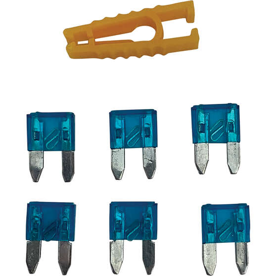 SCA Automotive Fuses - Mini Blade, 15 Amp, 6 Piece, , scaau_hi-res