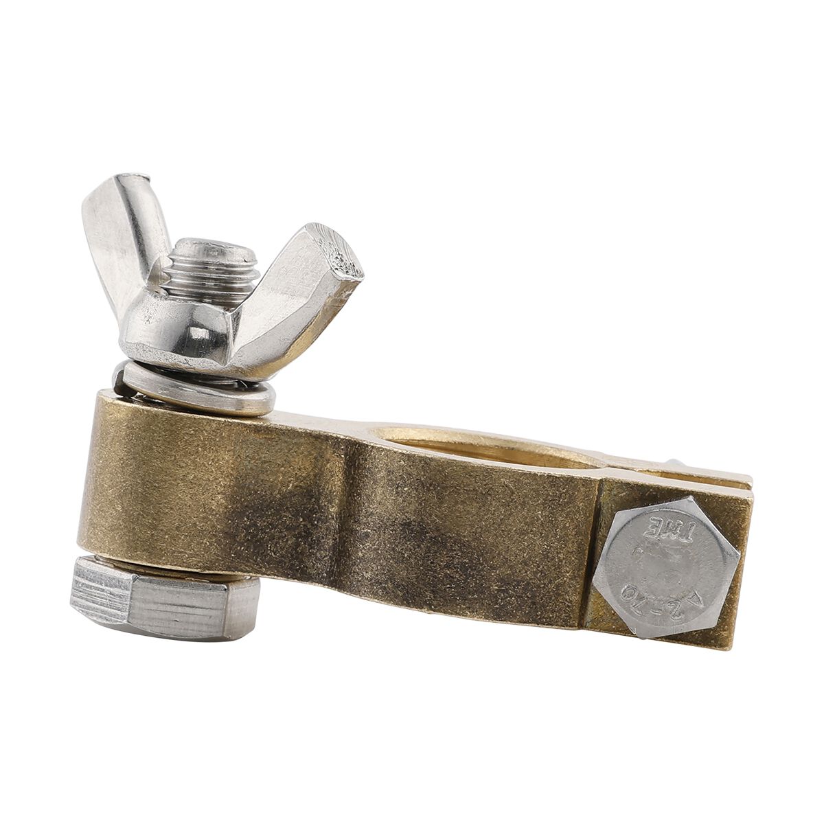 Century Battery Terminal, Forged Brass, Wingnut Type - Positive, , scaau_hi-res