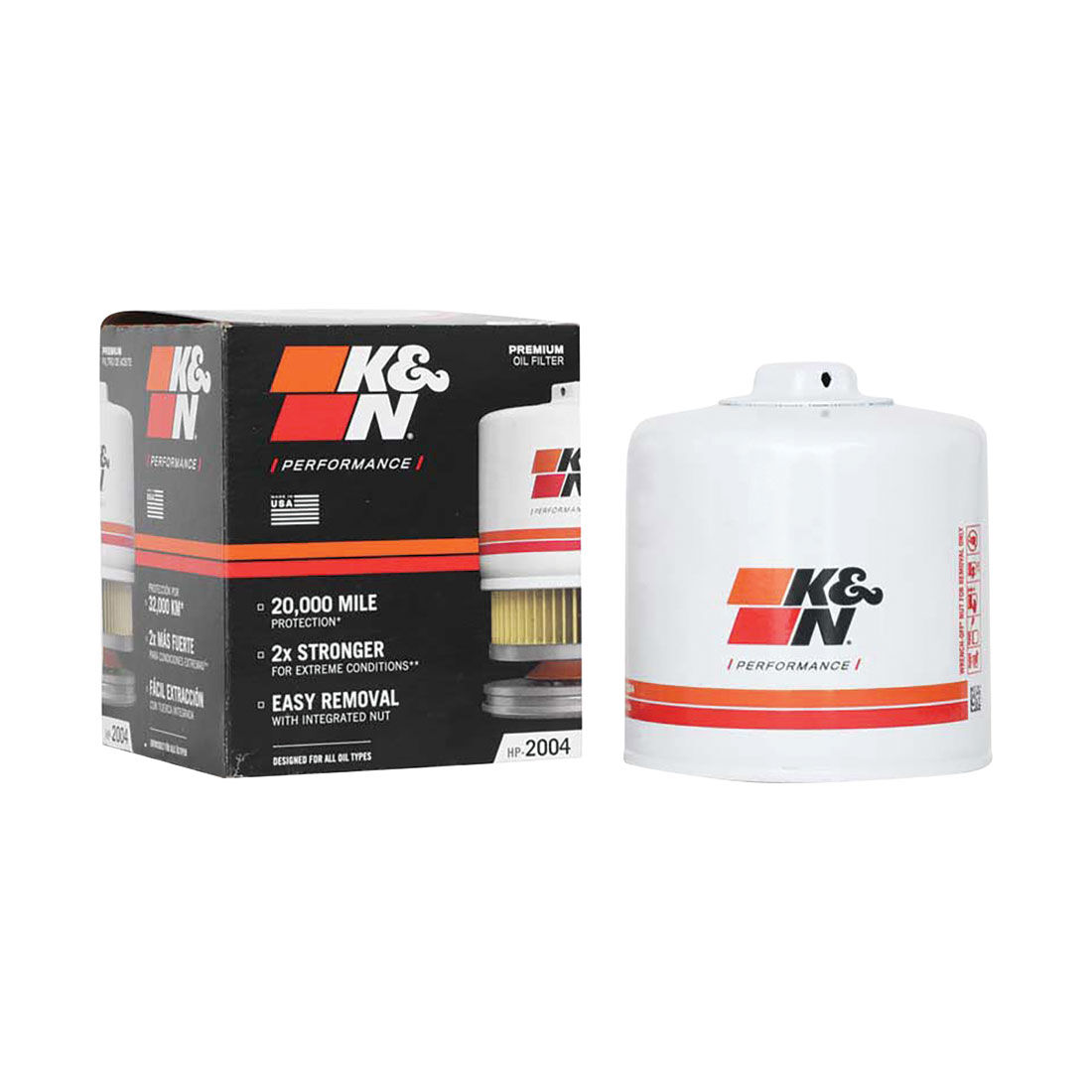 K&N Wrench Off Performance Gold Oil Filter - HP-1004 (Interchangeable with Z79A), , scaau_hi-res