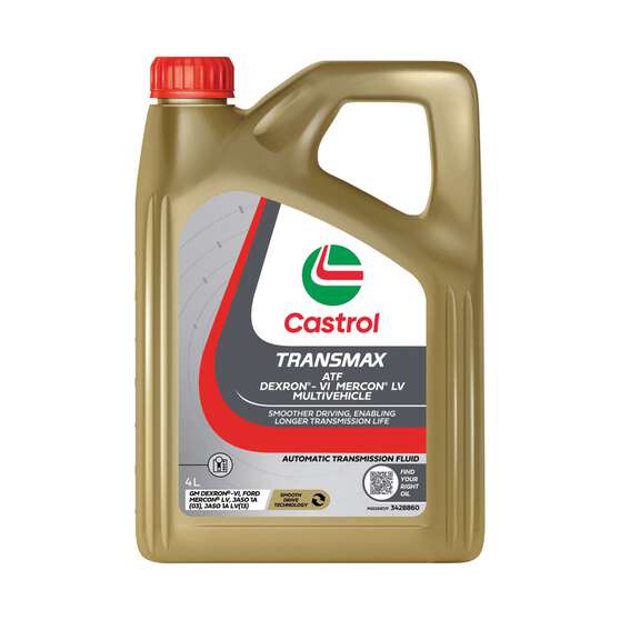 Castrol Transmax ATF DEXRON®-VI MERCON® LV Multivehicle, 4 Litre, , scaau_hi-res