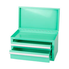 ToolPRO Mini Tool Chest 2 Drawer Aqua, , scaau_hi-res