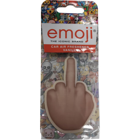 Emoji Bad Finger Air Freshener - Vanilla, , scaau_hi-res