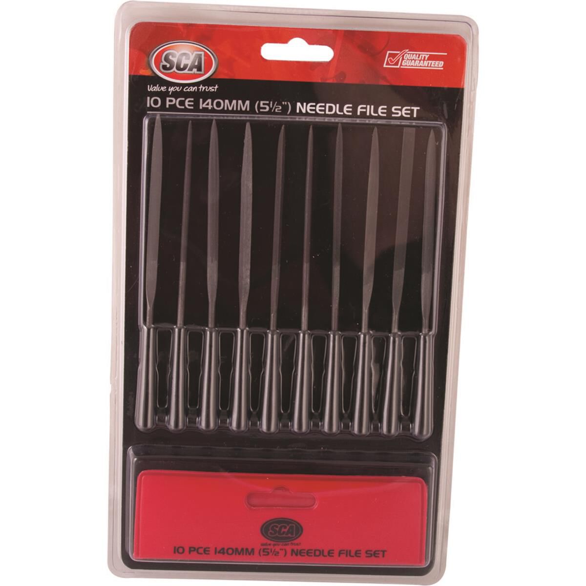 SCA Needle File Set - 140mm, 10 Piece, , scaau_hi-res