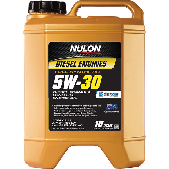 Nulon Full Synthetic Long Life Diesel Engine Oil 5w 30 10 Litre Supercheap Auto