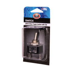 SCA Toggle Switch - 12/24V, On/Off, Metal w/ Tab, , scaau_hi-res