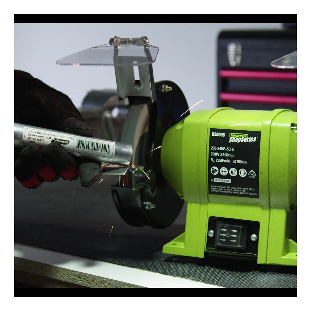 Rockwell ShopSeries Bench Grinder 150mm 