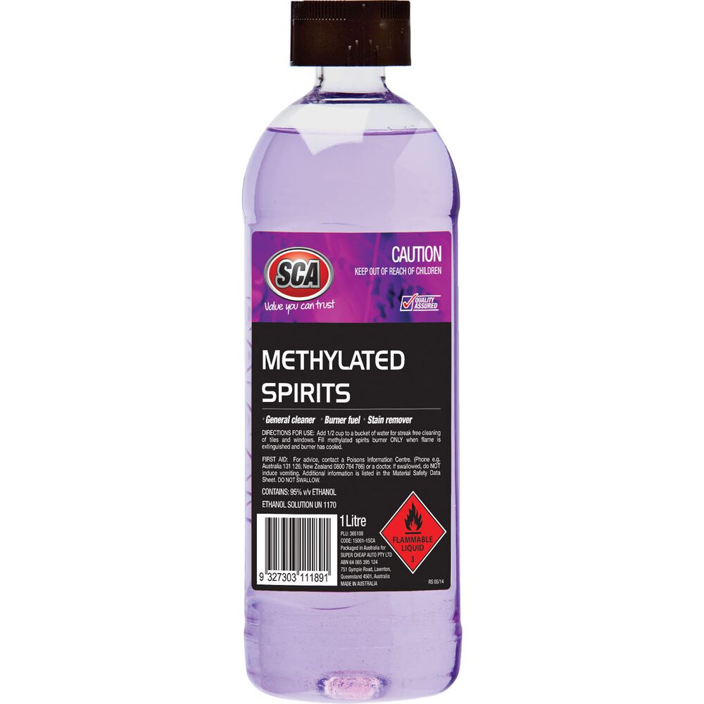 SCA Methylated Spirits 1 Litre Supercheap Auto