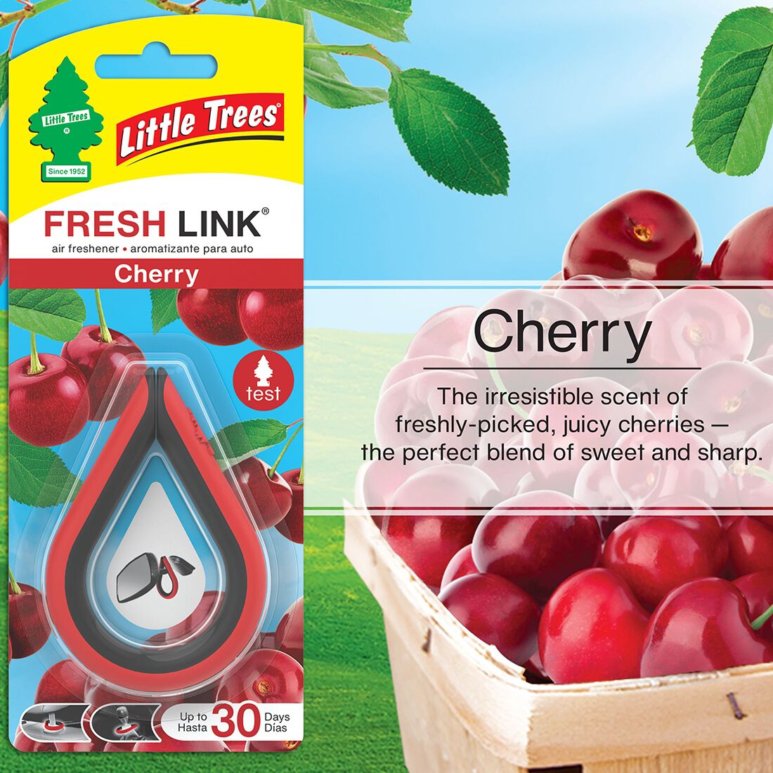 Little Trees Cherry Link Air Freshener, , scaau_hi-res