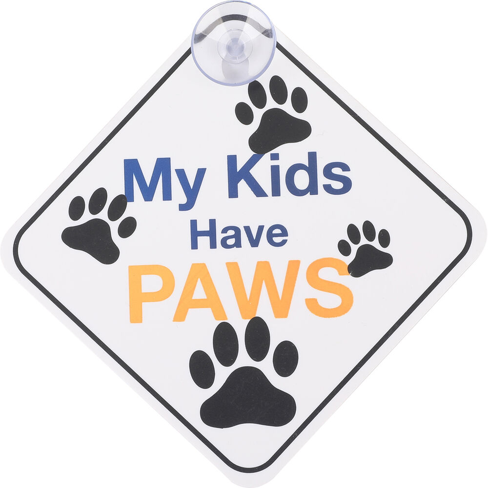 Cabin Crew Pets Window Sign Fur Baby On Board Supercheap Auto