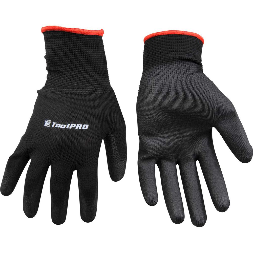 ToolPRO Polyurethane Dipped Gloves One Size, Black Supercheap Auto