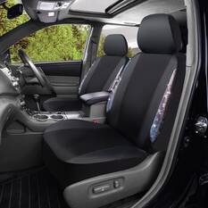 SCA Ombre Bling Leather Look Front Seat Covers, , scaau_hi-res