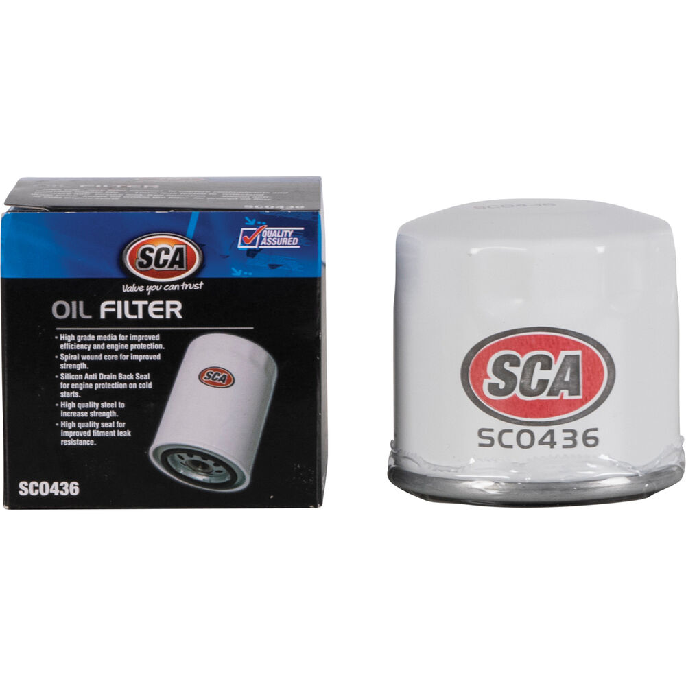 SCA Oil Filter SCO436 (Interchangeable with Z436) Supercheap Auto