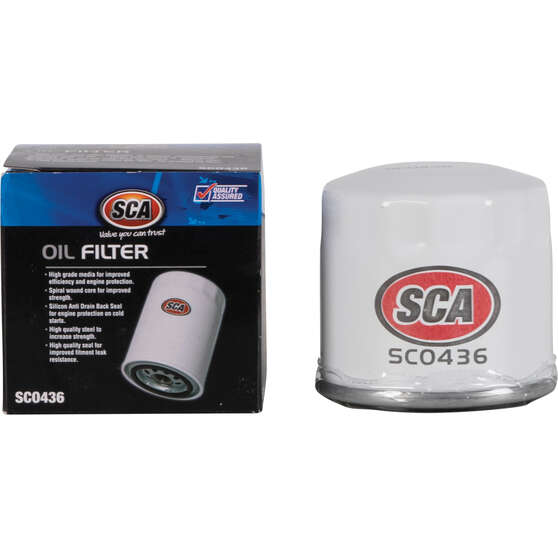 SCA Oil Filter SCO436 (Interchangeable with Z436), , scaau_hi-res