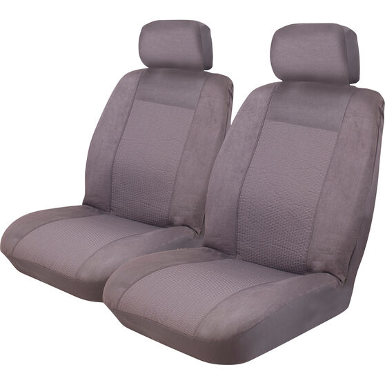 Imperial Seat Covers Charcoal Front Pair Adjustable Headrests Size 30 Supercheap Auto