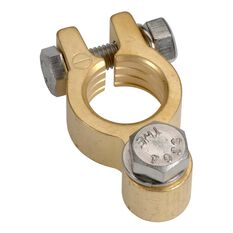 Projecta Battery Terminal Forged Brass Bolt Negative BT642-N1, , scaau_hi-res