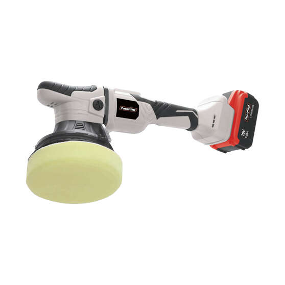 ToolPRO 18V Brushless 150mm Dual Action Polisher Kit 5.0Ah, , scaau_hi-res