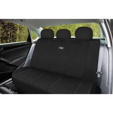 Ridge Ryder Neoprene Seat Cover Black Adjustable Headrests Rear Seat 06H, , scaau_hi-res