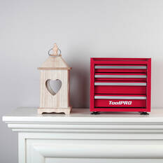 ToolPRO Mini Tool Cabinet 4 Drawer Red, , scaau_hi-res