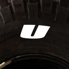 Tire Stickers - Letter U, , scaau_hi-res