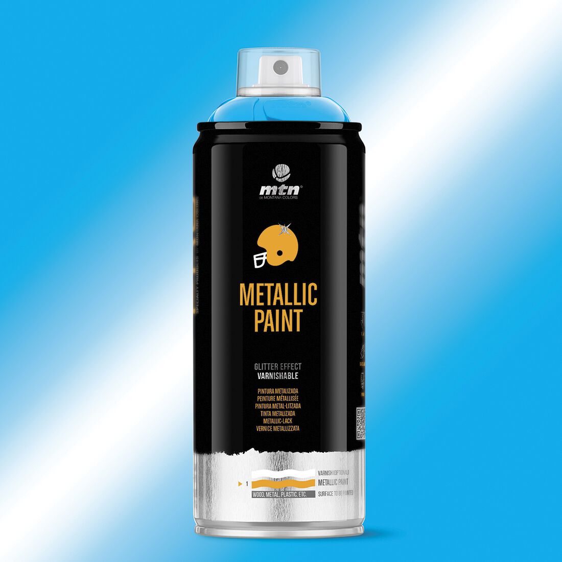 MTN Pro Metallic Blue Spray Paint 400mL, , scaau_hi-res