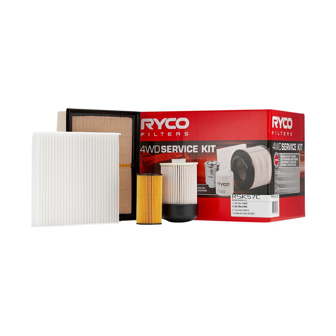 Ryco Filter Service Kit Includes Cabin Air Filter - RSK57C, , scaau_hi-res