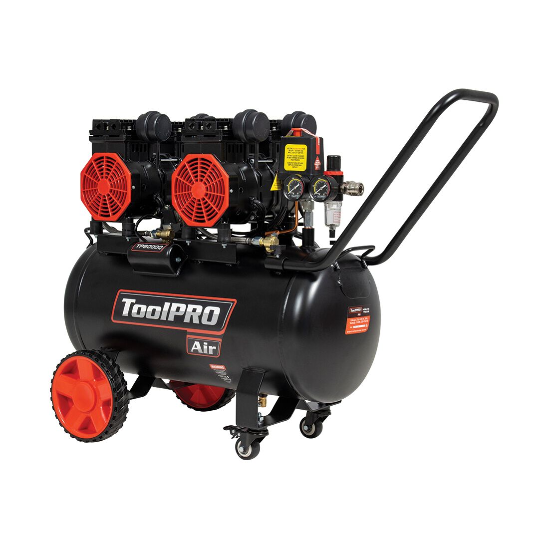 ToolPRO Air Compressor Silenced 2.75HP 50 Litre tank, , scaau_hi-res