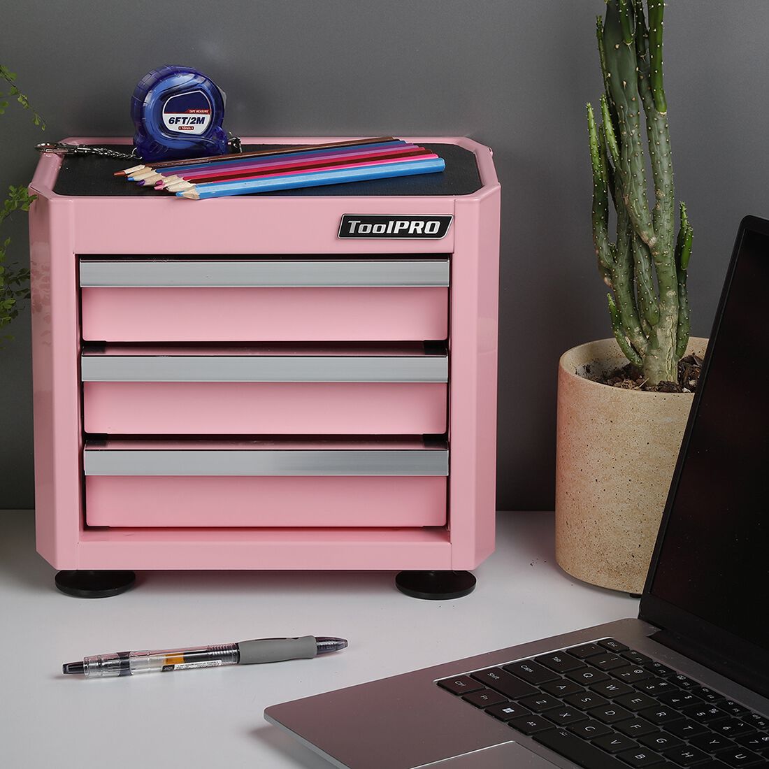ToolPRO Mini Edge Tool Cabinet Pink, , scaau_hi-res