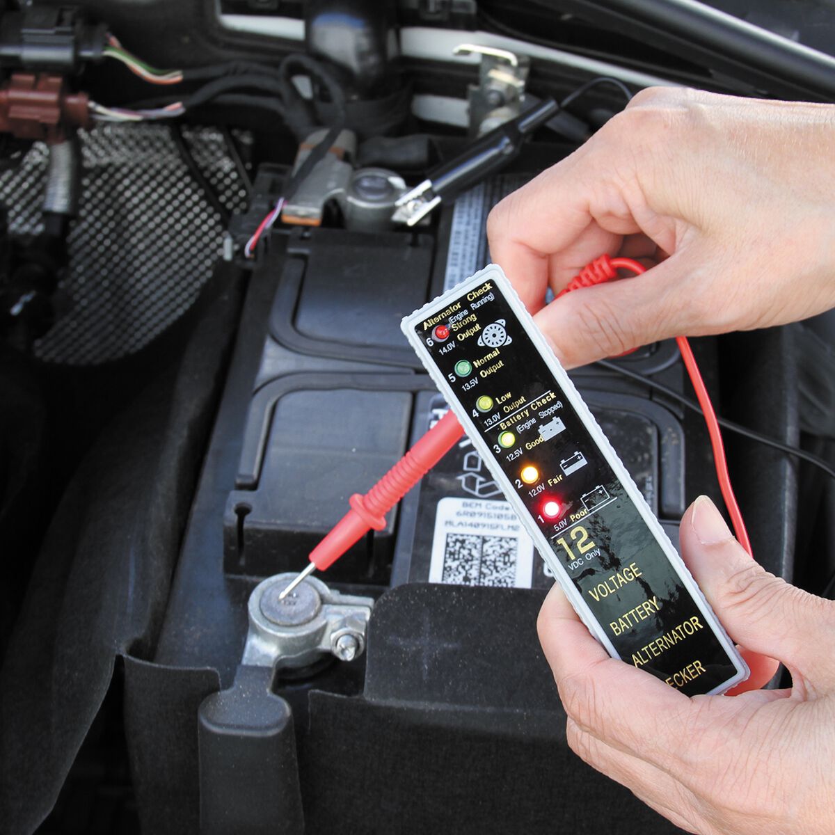 Toledo Battery & Alternator Voltage Tester, , scaau_hi-res