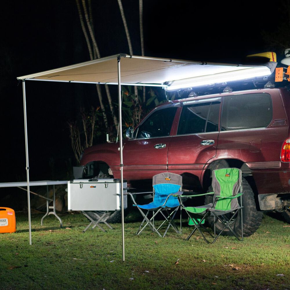 25 X 20m 4WD Awning Shade With Built In LED Lighting Supercheap Auto