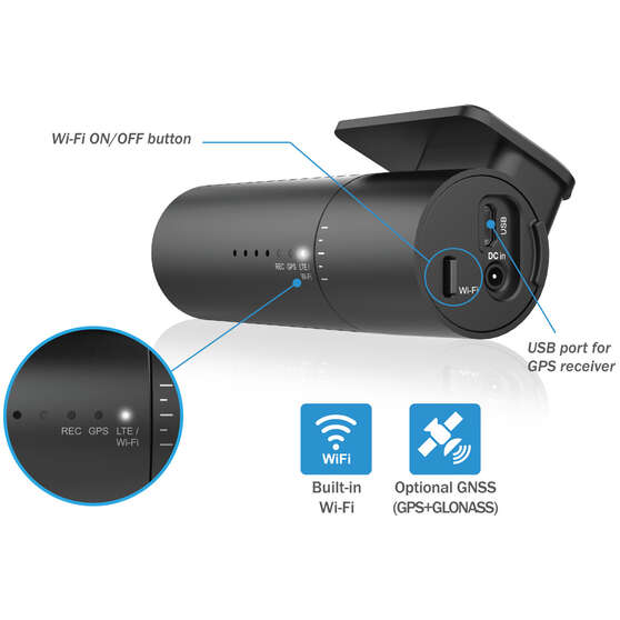 BlackVue Full HD Dash Cam 32GB SD-Card DR590X-1CH, , scaau_hi-res