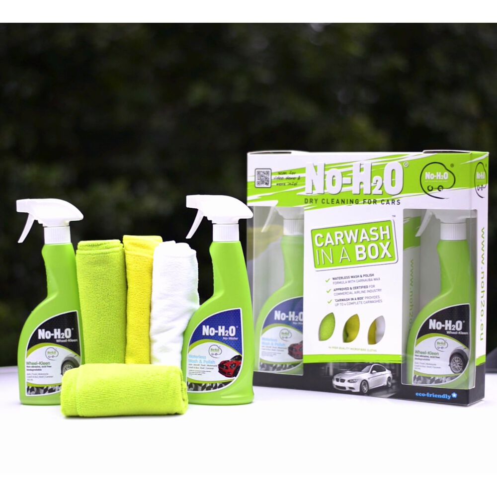 No H2O Car Wash In A Box Kit 6 Piece Supercheap Auto