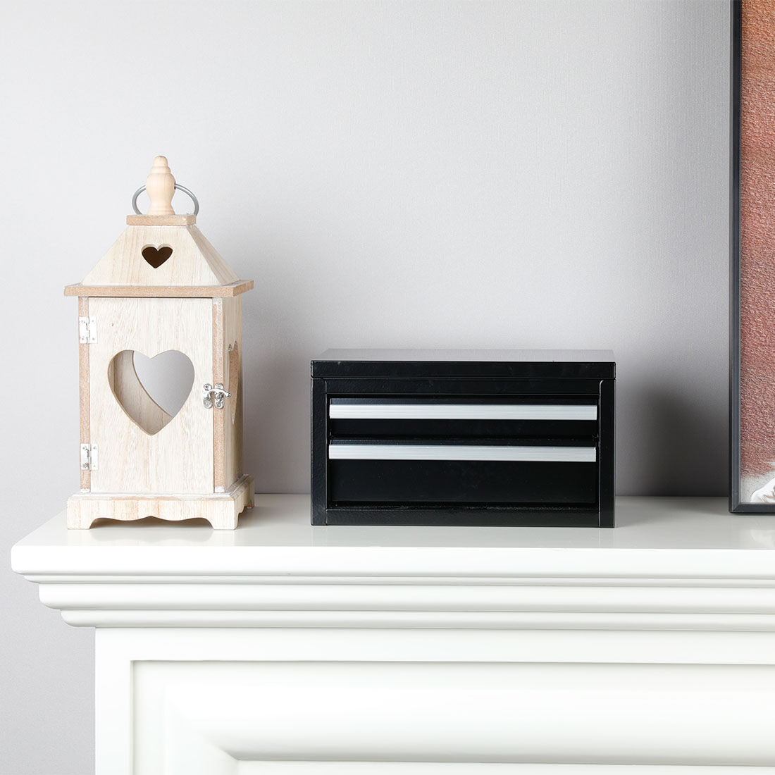 ToolPRO Miniature Tool Chest 2 Drawer Black, , scaau_hi-res